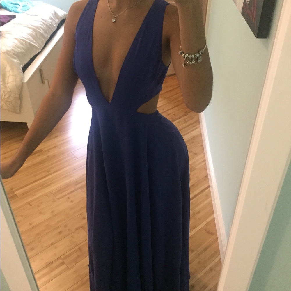 Indigo Evening Gown